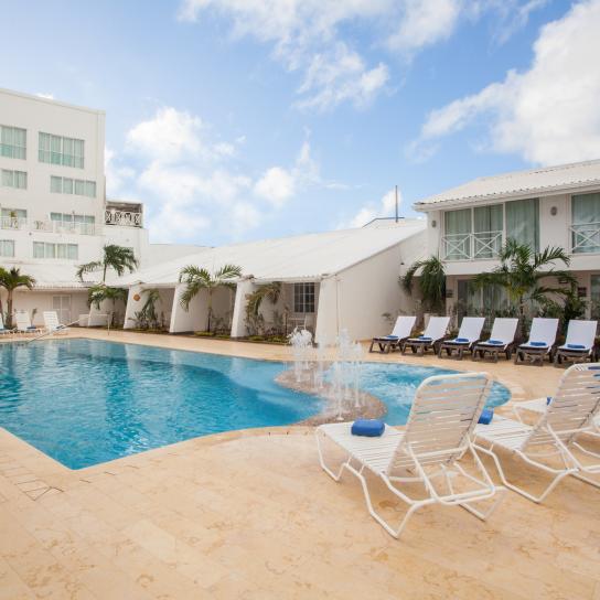 Hotel on the beach of San Andrés